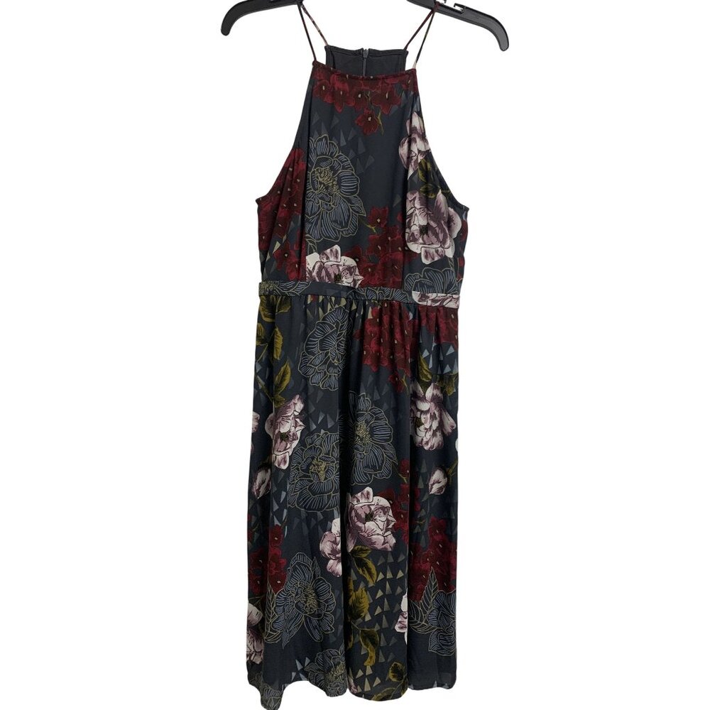 🔥Sale🔥Everly Floral Empire‎ Waist Halter Midi Dress Size M